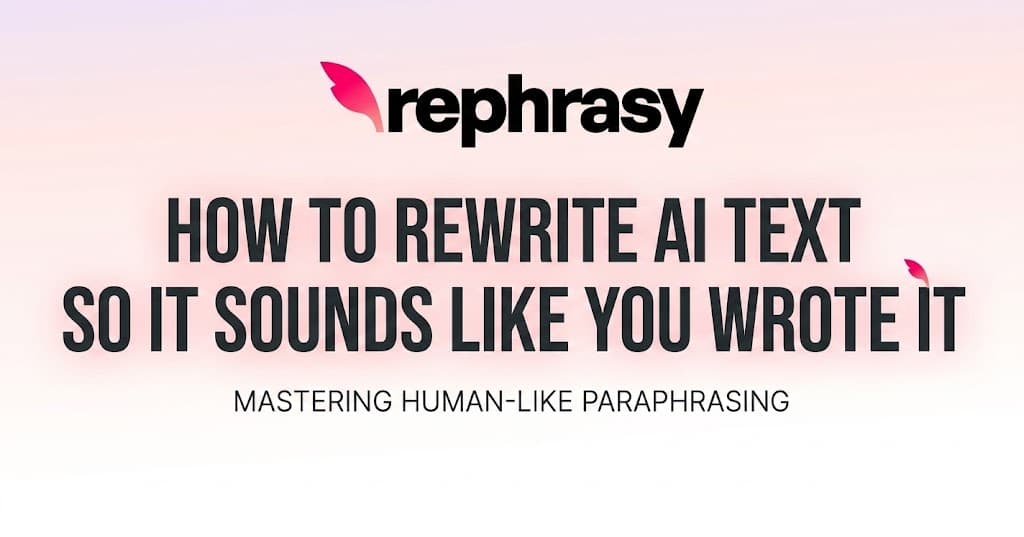 How to Rewrite AI Text So It Sounds Like You Wrote It - Blog image